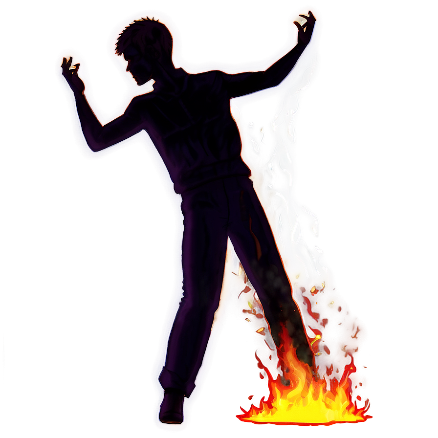 Dancing Flames Anime Png Lpu