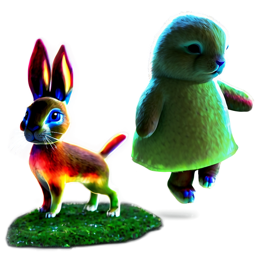 Dancing Rabbit Png Olo