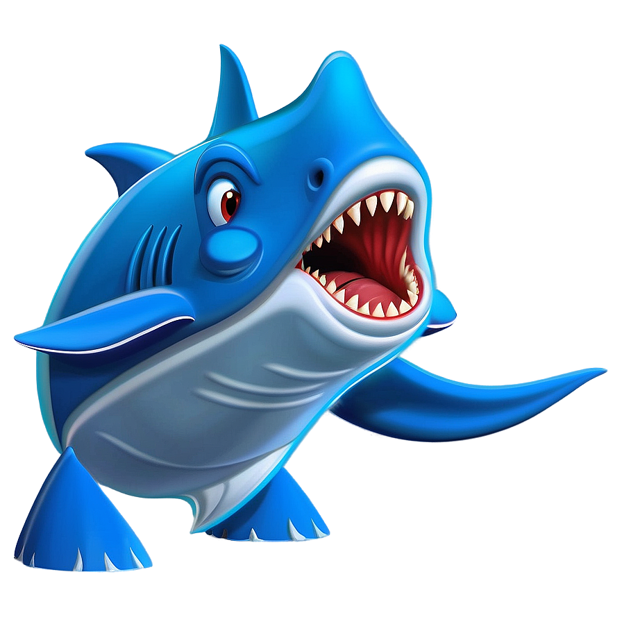 Dancing Shark Cartoon Png Wxl89