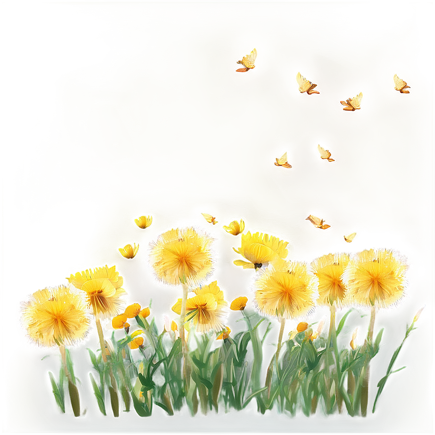 Dandelion Field Png 05242024