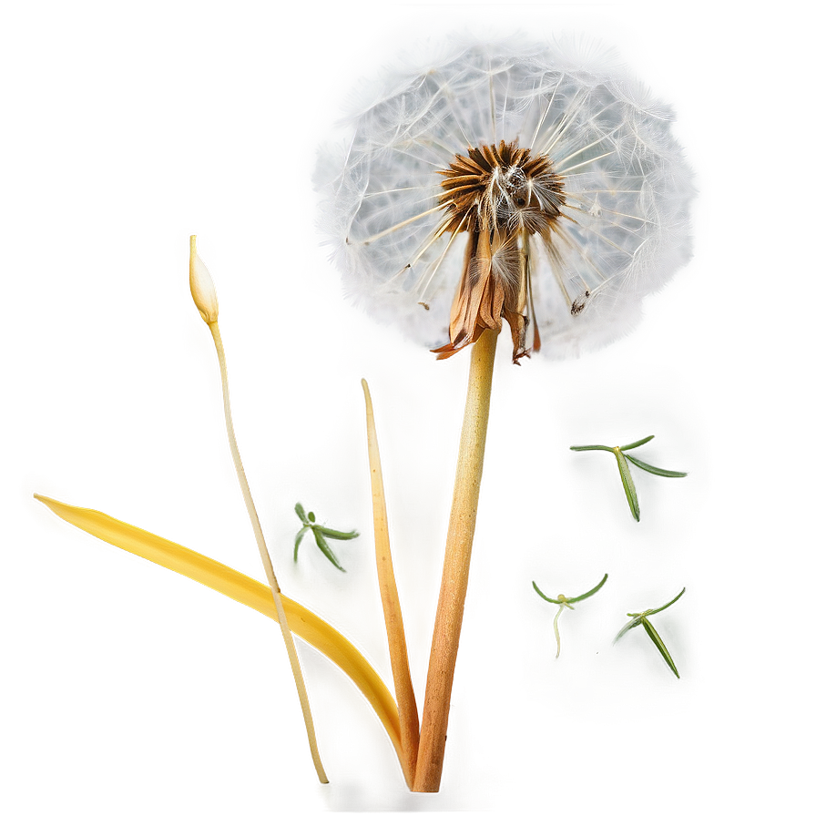 Dandelion In Autumn Png 40