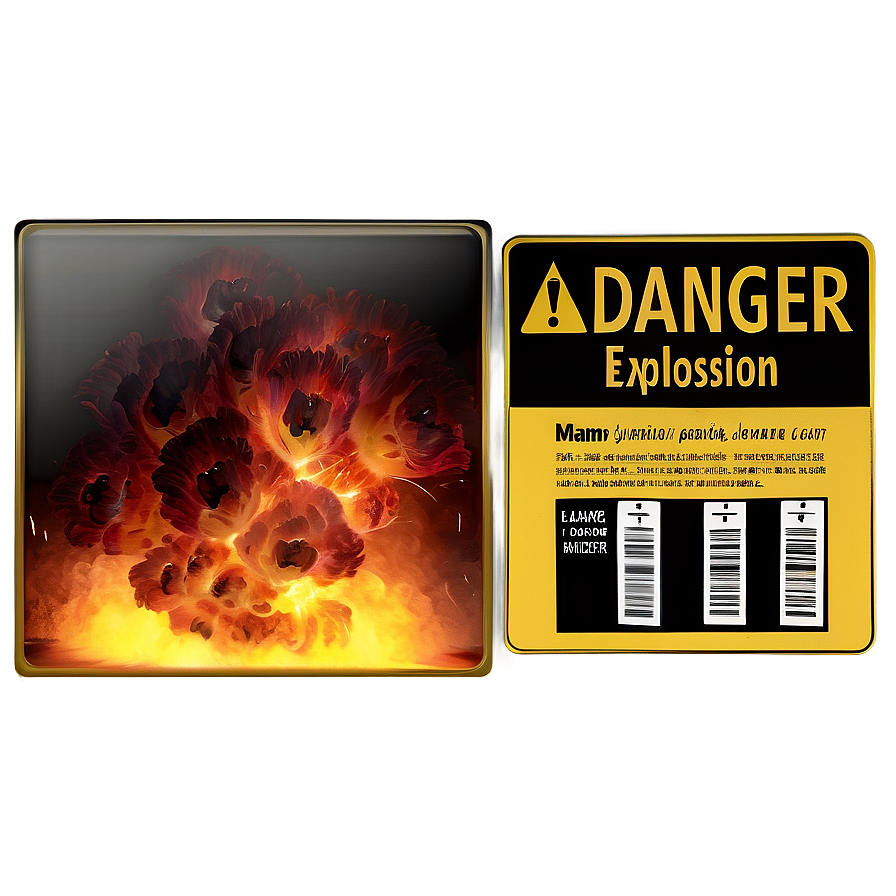 Danger Explosion Warning Png Suh11