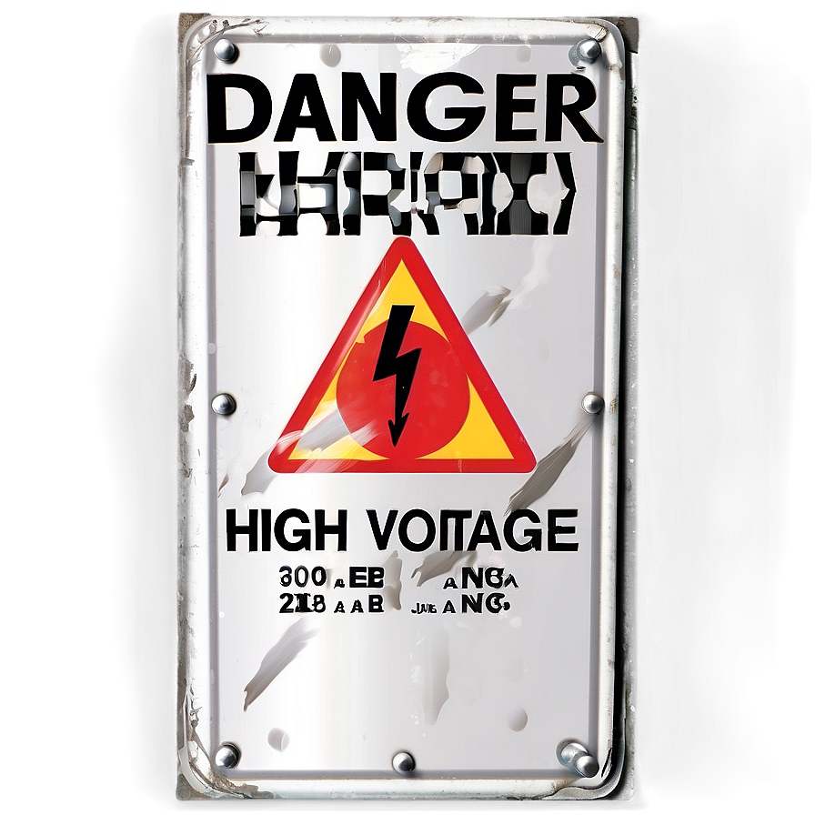 Danger High Voltage Png Tqd