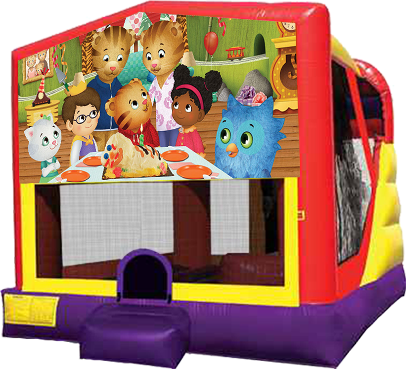 Daniel Tiger Themed Bounce House