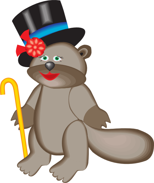 How To Set Use Beaver In Top Hat Svg Vector PNG with transparent background