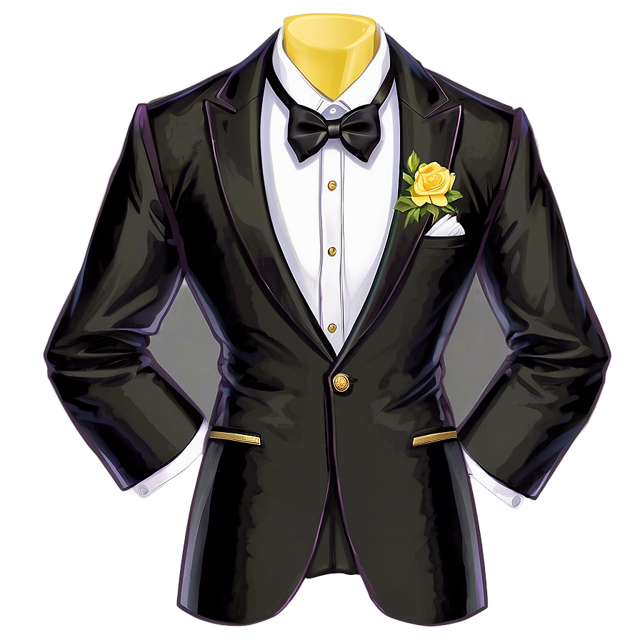 Dapper Tuxedo For Gents Png Xcc