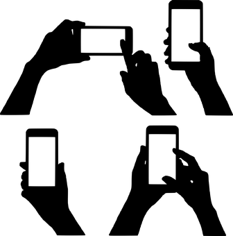 Dark Blank Canvas PNG with transparent background