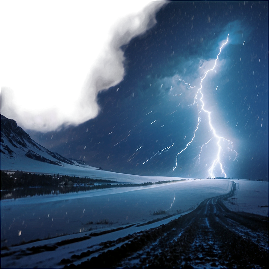 Dark Blizzard Night Png 94