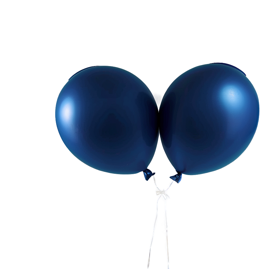 Dark Blue Balloons Png Tft