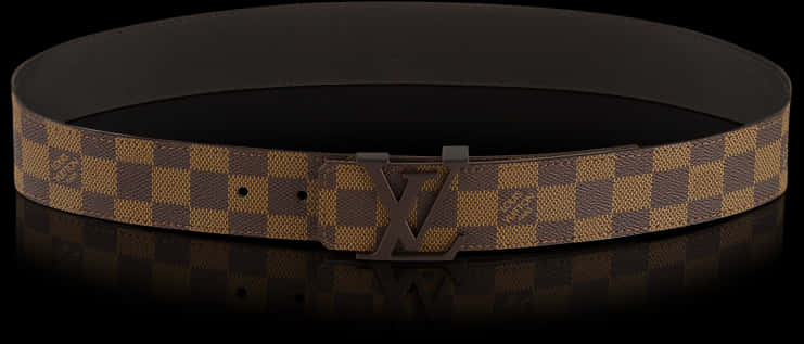 Dark Brown Louis Vuitton Belt, HD Png Download PNG with transparent background