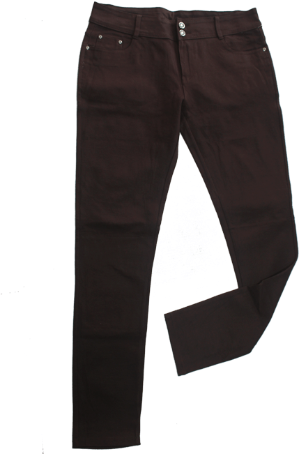 Dark Brown Pants Isolated