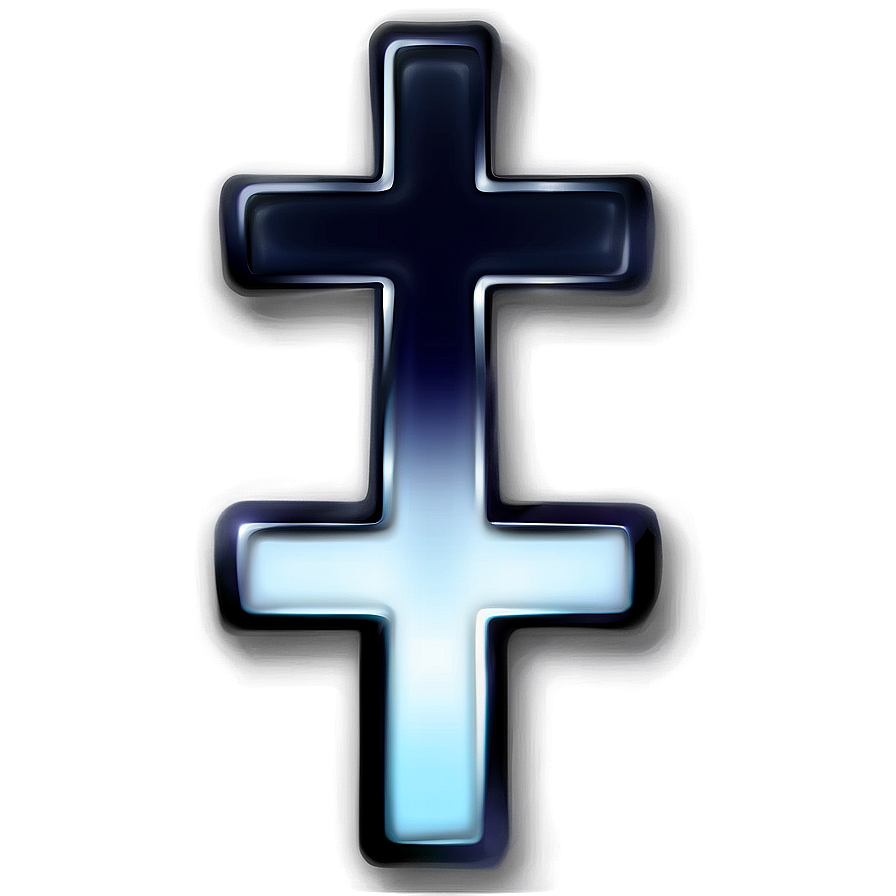 Dark Cross Icon PNG arx19 PNG with transparent background