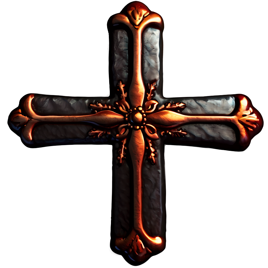 Dark Cross Icon PNG tjd PNG with transparent background