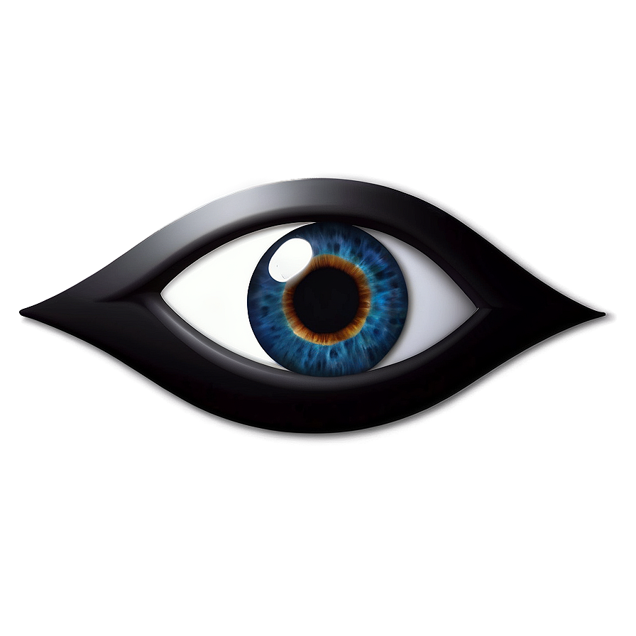 Dark Evil Eye PNG qwr9 PNG with transparent background
