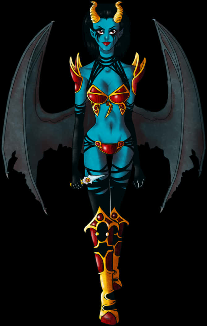 Dark Fantasy Demoness Artwork