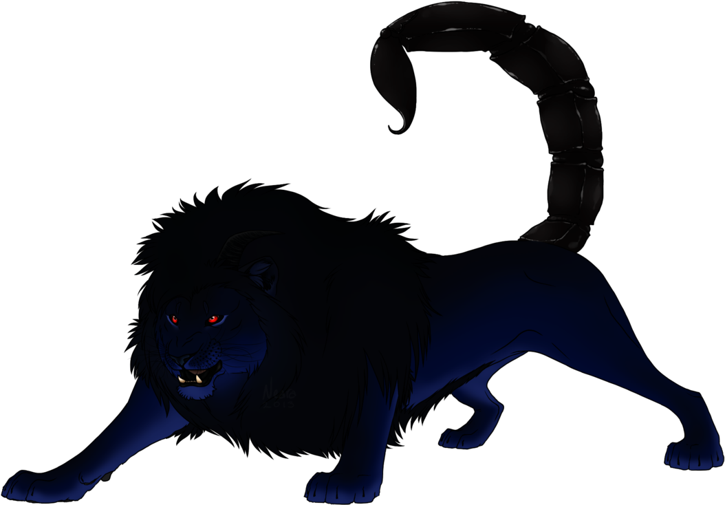 Dark_ Fantasy_ Lion_ Beast