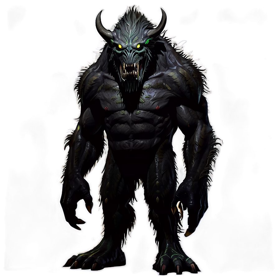 Dark Forest Monster Png 05232024