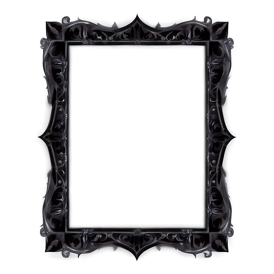 Dark Gothic Frame Png 63