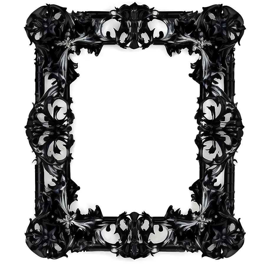 Dark Gothic Frame Png Llq