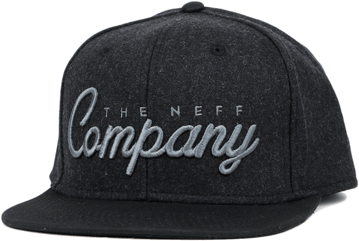 Dark Gray Flat Brim Cap