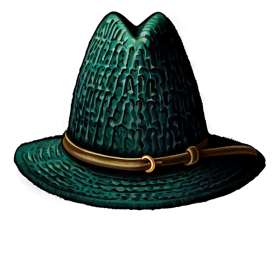 Dark Green Hat Png 27