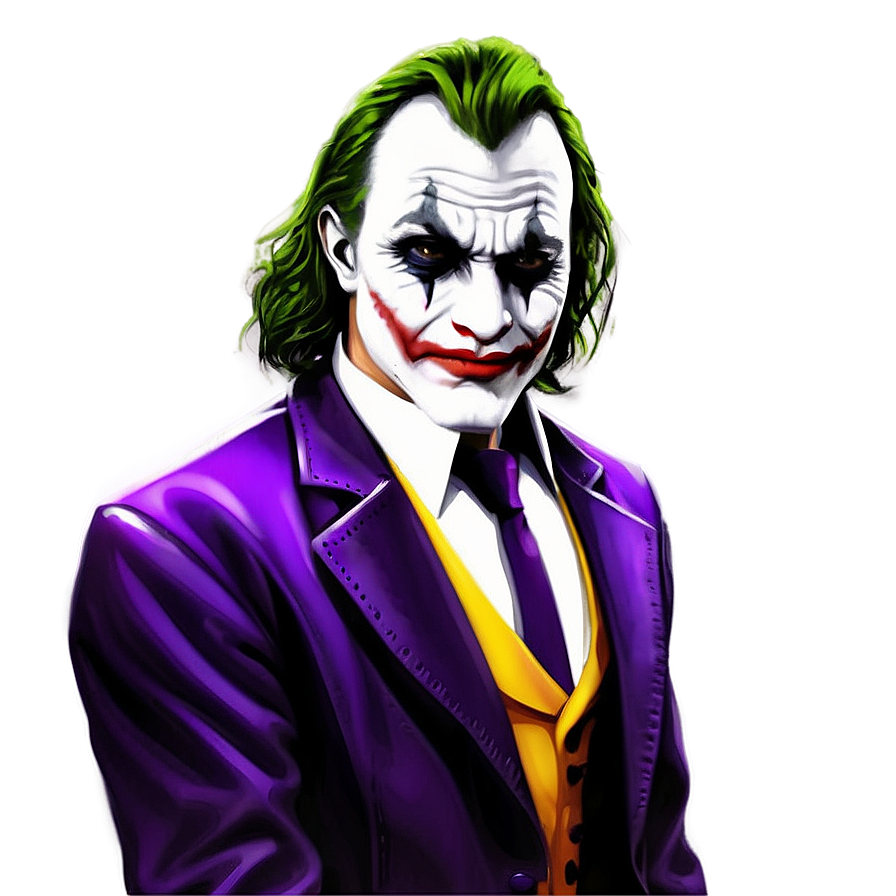 Dark Joker Artwork PNG 05212024 PNG with transparent background