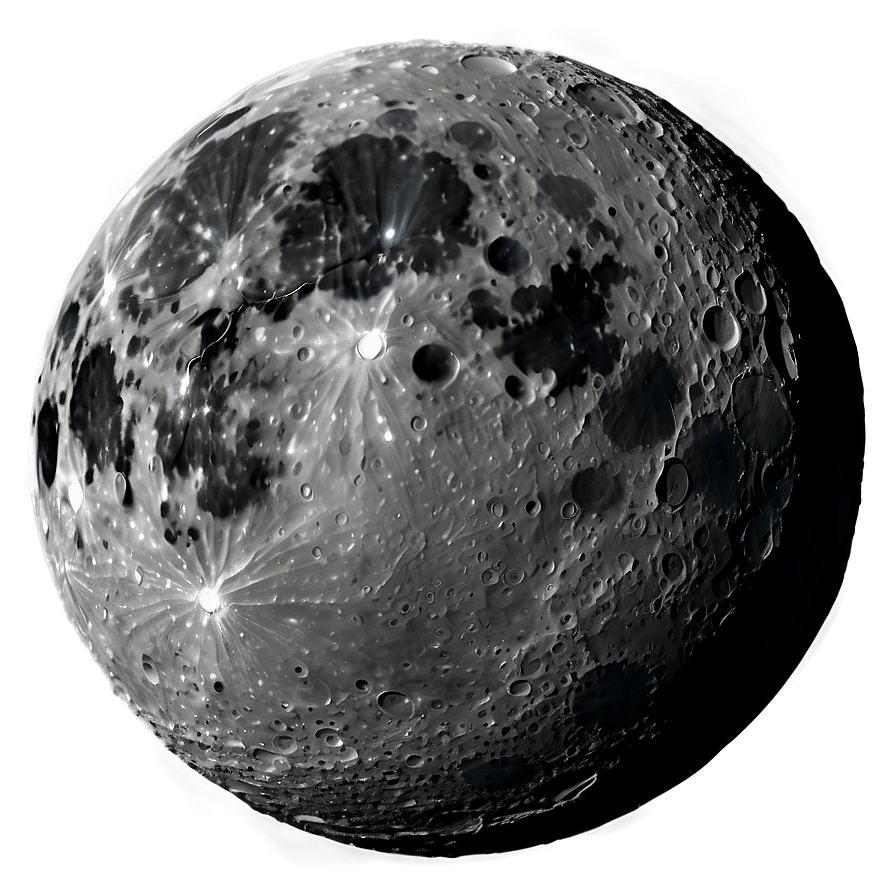 Dark Lunar Surface Png 06252024