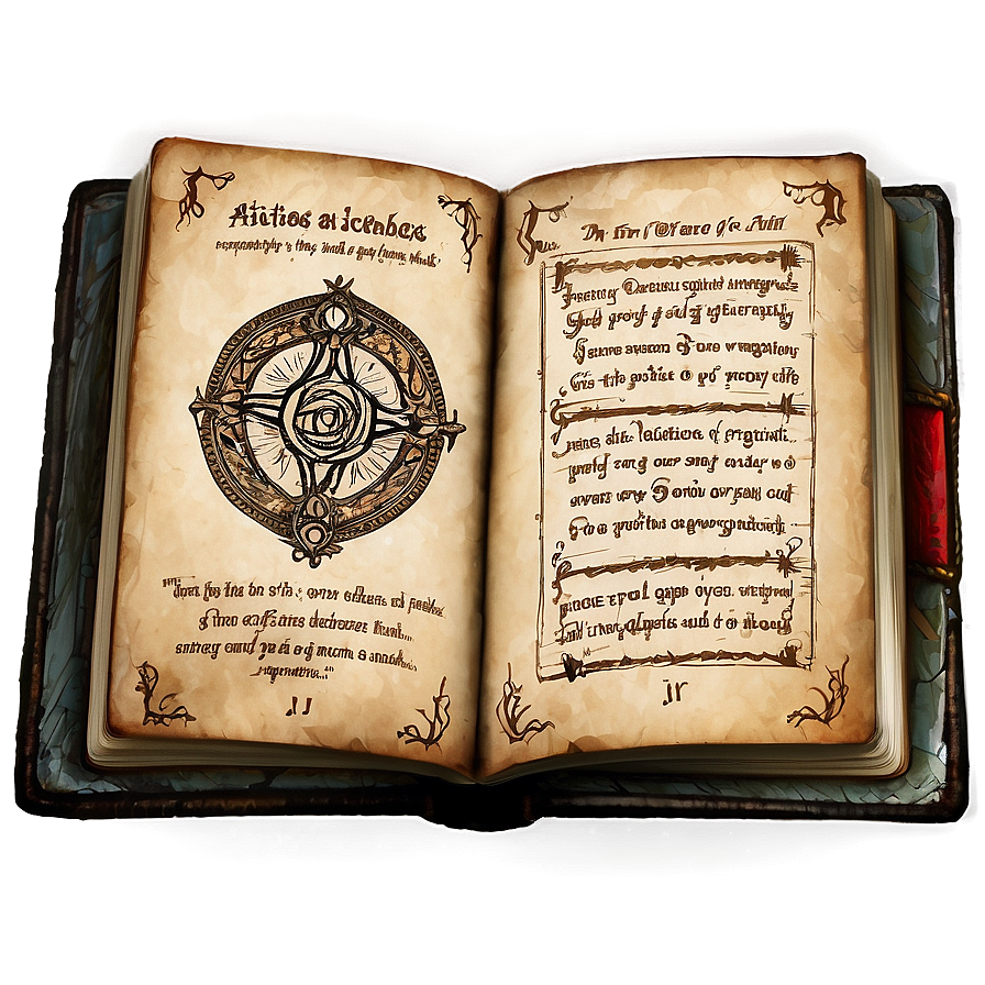 Dark Magic Spellbook PNG jfm PNG with transparent background