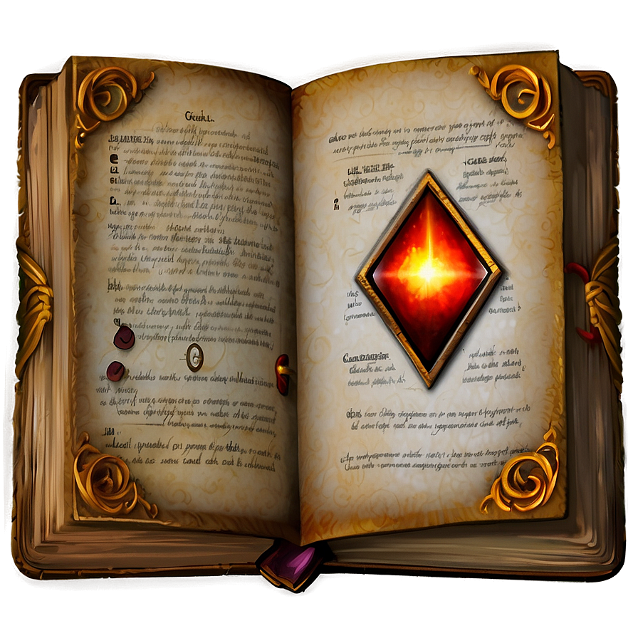 Dark Magic Spellbook Png Oqe84