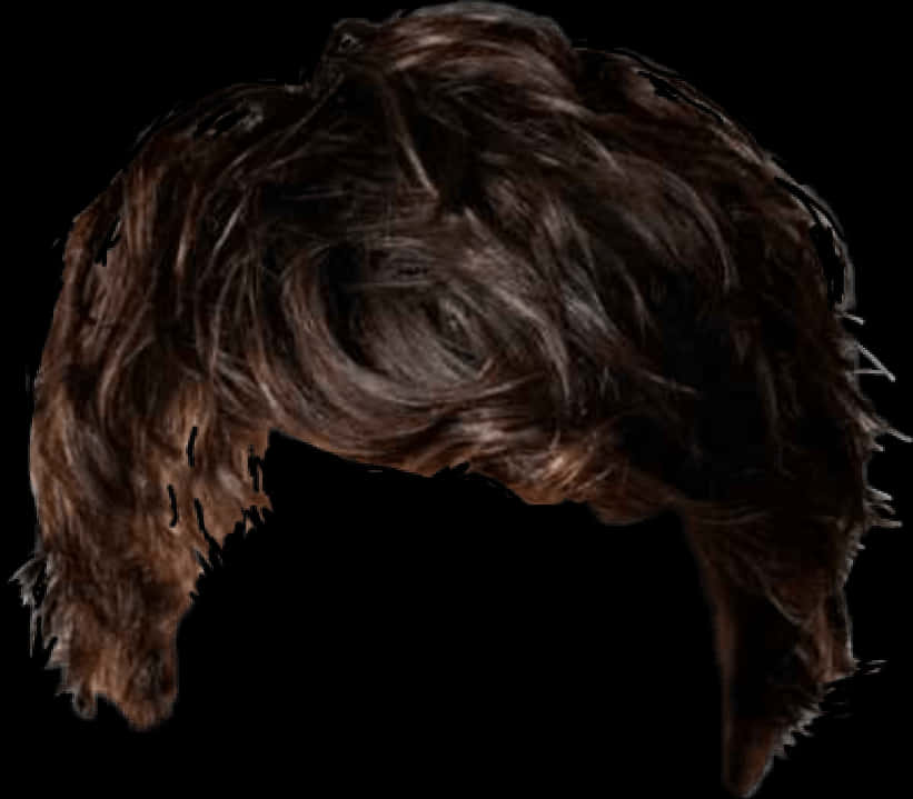 Dark_ Messy_ Hairstyle_ Cutout.png