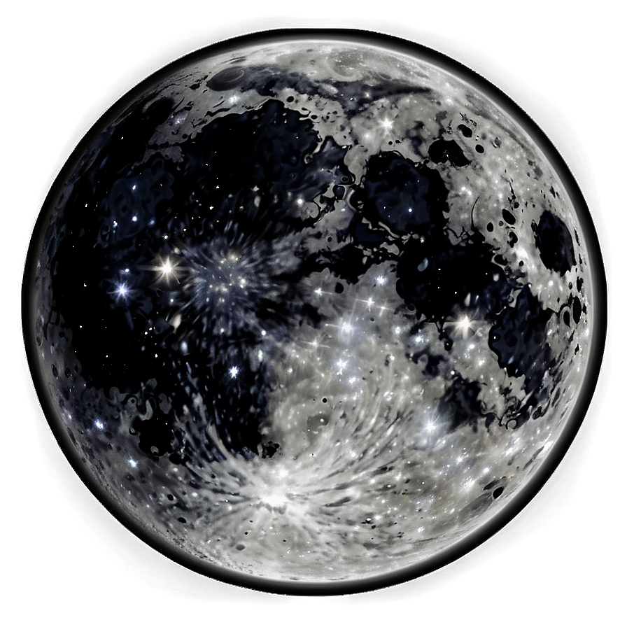 Dark Moon Galaxy Background Png Mwx