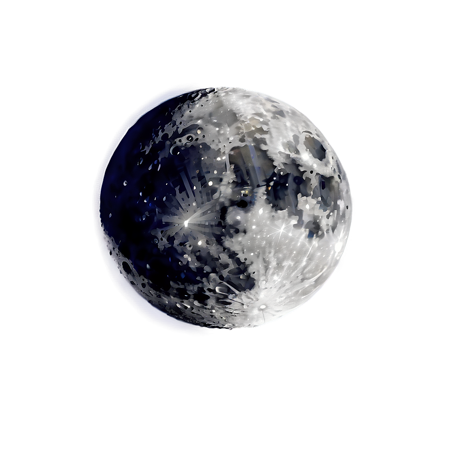 Dark Moon In Space Png 06252024