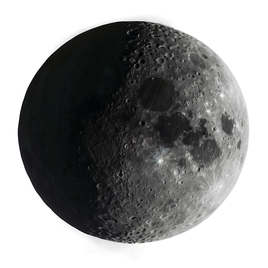 Dark Moon In Space Png Spv