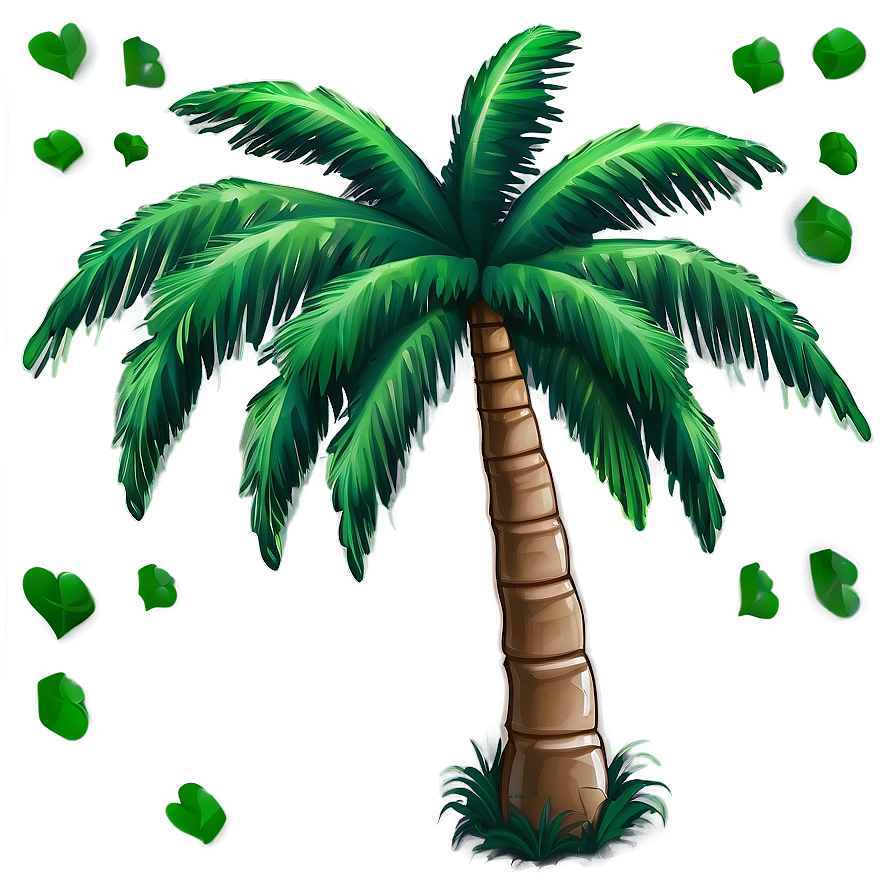 Dark Palm Tree Emoji Png Wgb24