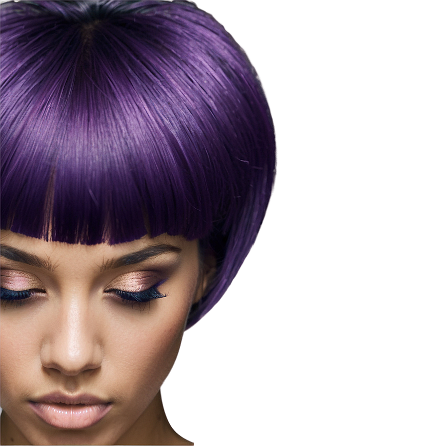 Dark Purple Hair Shade Inspiration Png 48