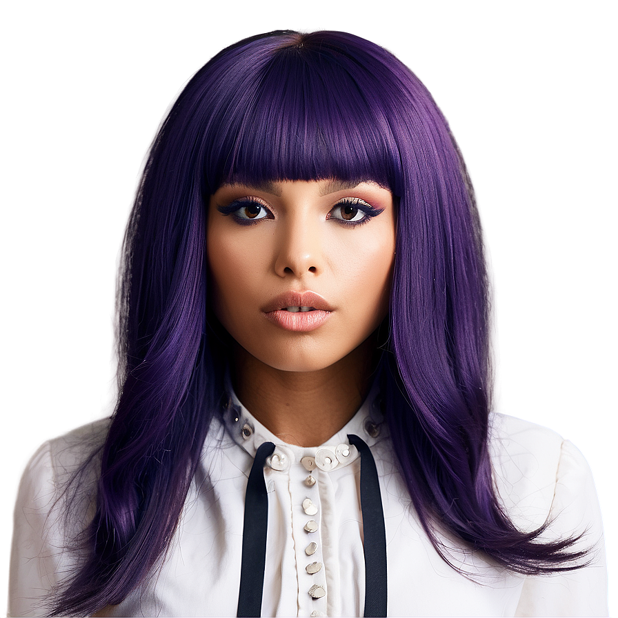 Dark Purple Hair Shade Inspiration Png Cqr56