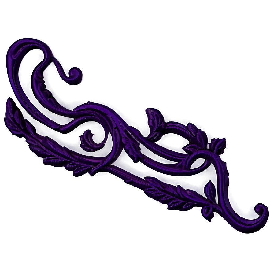 Dark Purple Ornate Border Png Lxy