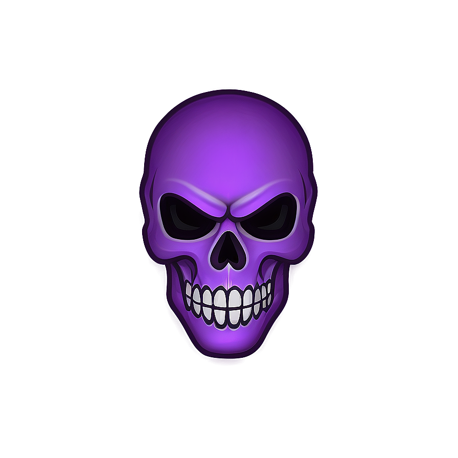 Dark Purple Skull Trooper Icon Png 35