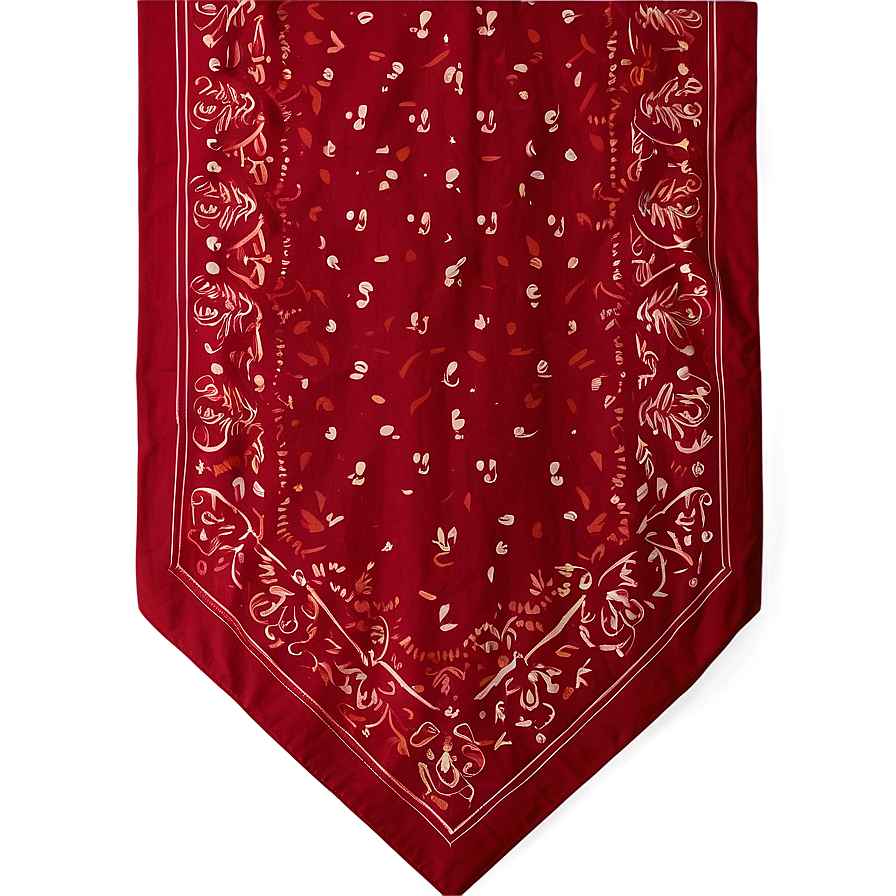 Dark Red Bandana Style Png 62