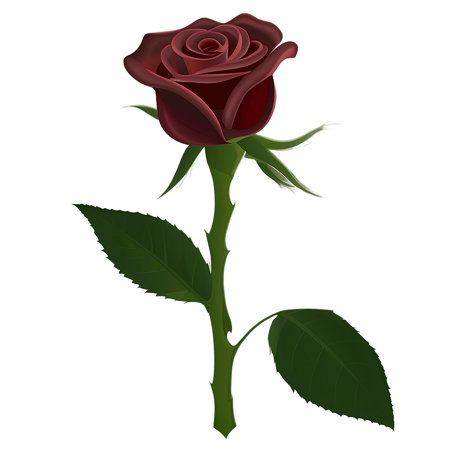 Dark Red Rose Png 85