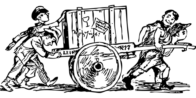Dark Silhouette Against Sunset PNG with transparent background