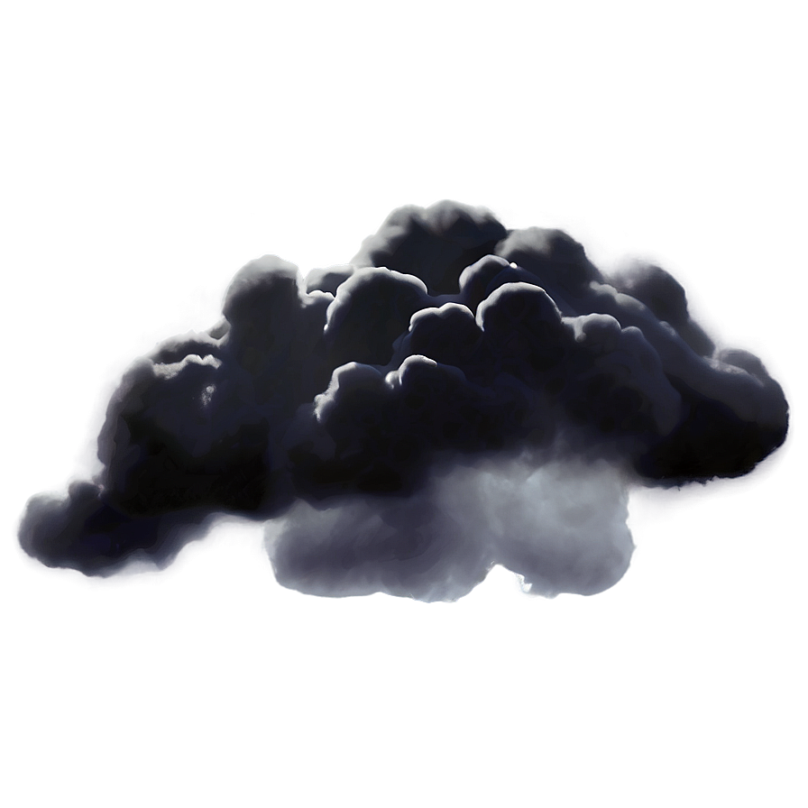 Dark Smoke Cloud PNG ngw PNG with transparent background