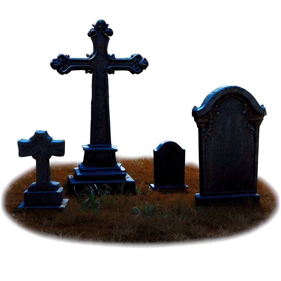 Dark Spooky Graveyard Png 84