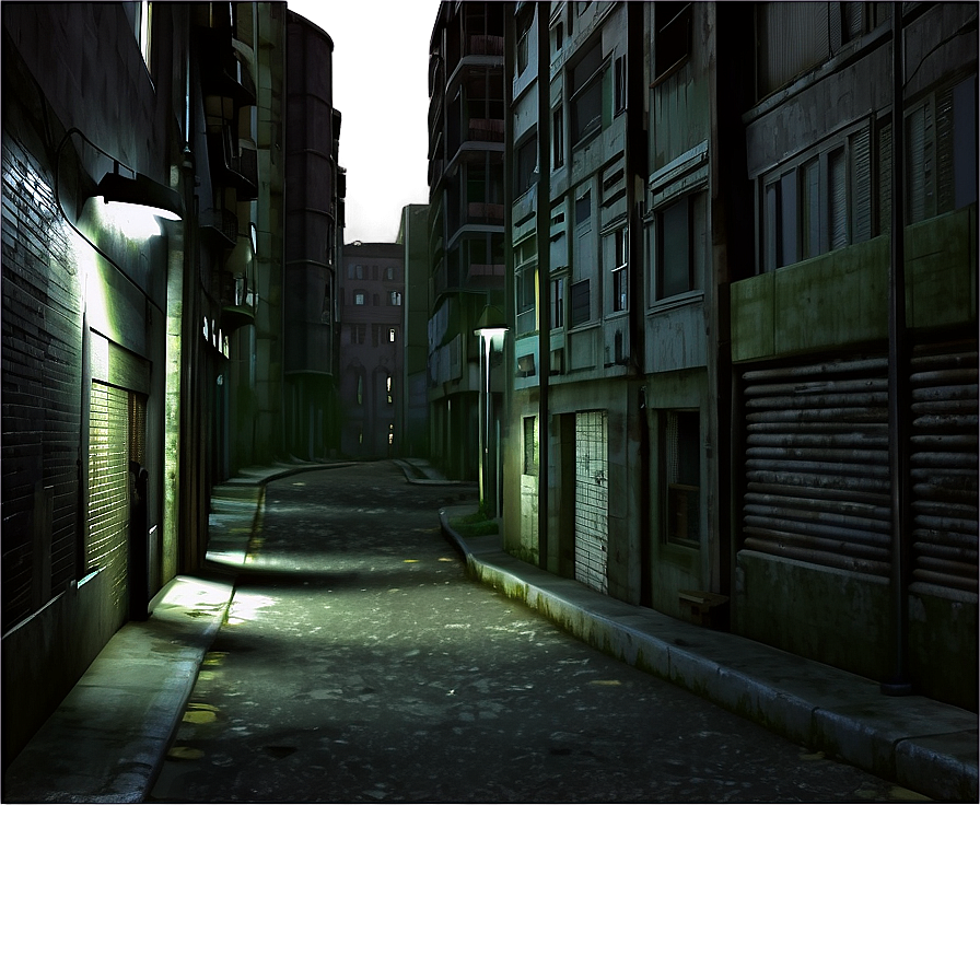 Dark Urban Alleyway Png 06242024