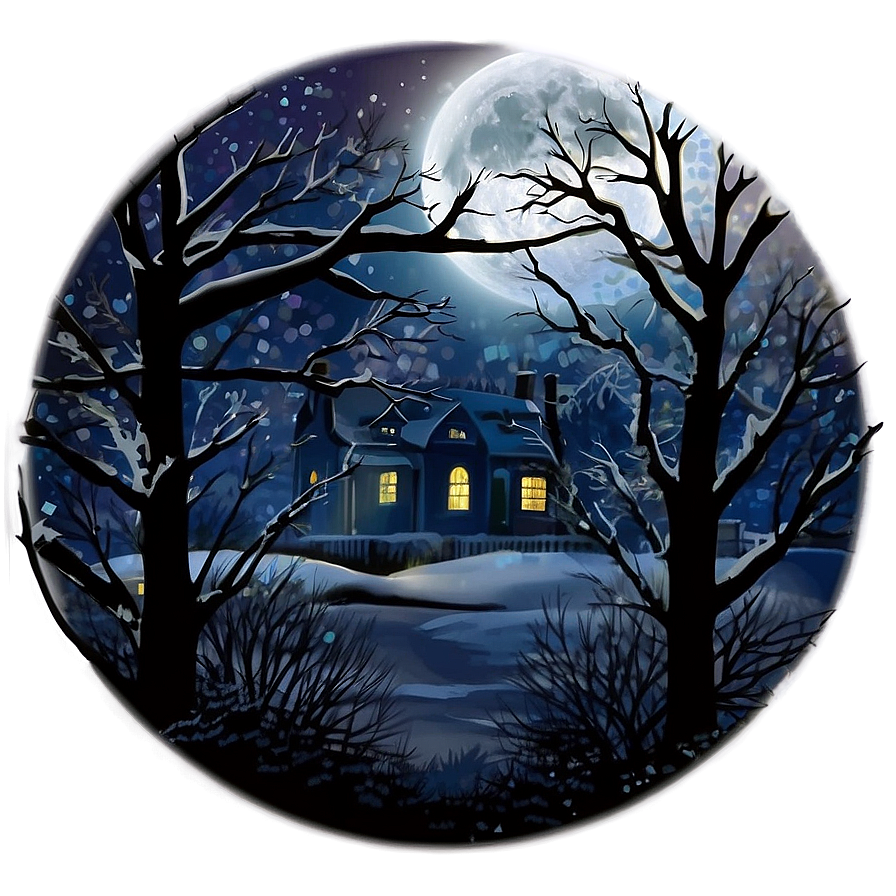 Dark Winter Night Png 55