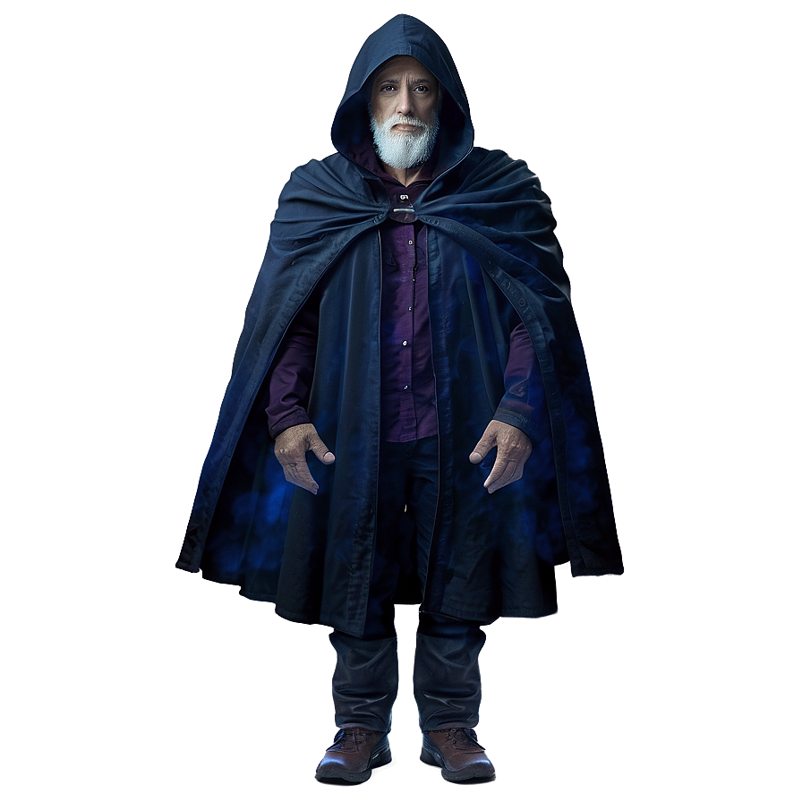 Dark Wizard In Cloak Png 88