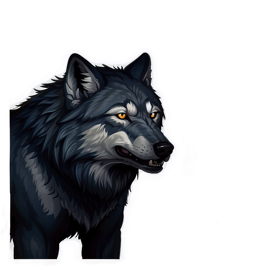 Dark Wolf Head Background Png Gfv