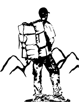 Darkened Mountain Silhouette.jpg PNG with transparent background