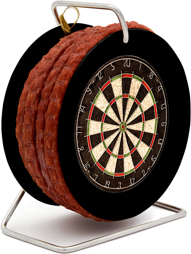 Dartboardin Salami Suitcase