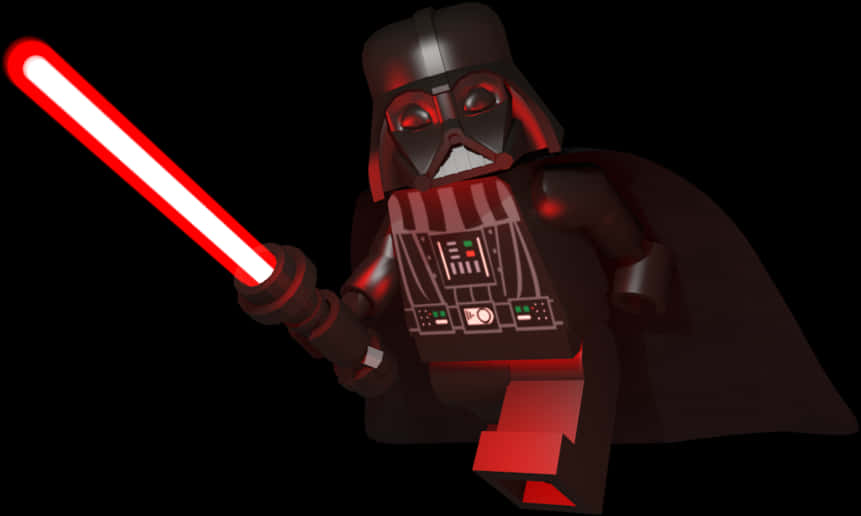 Darth Vader With Lightsaber